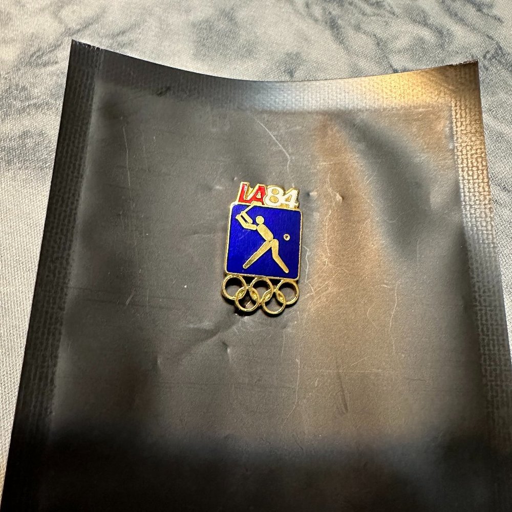 Small 1985 Olympics Los Angeles Baseball Pin